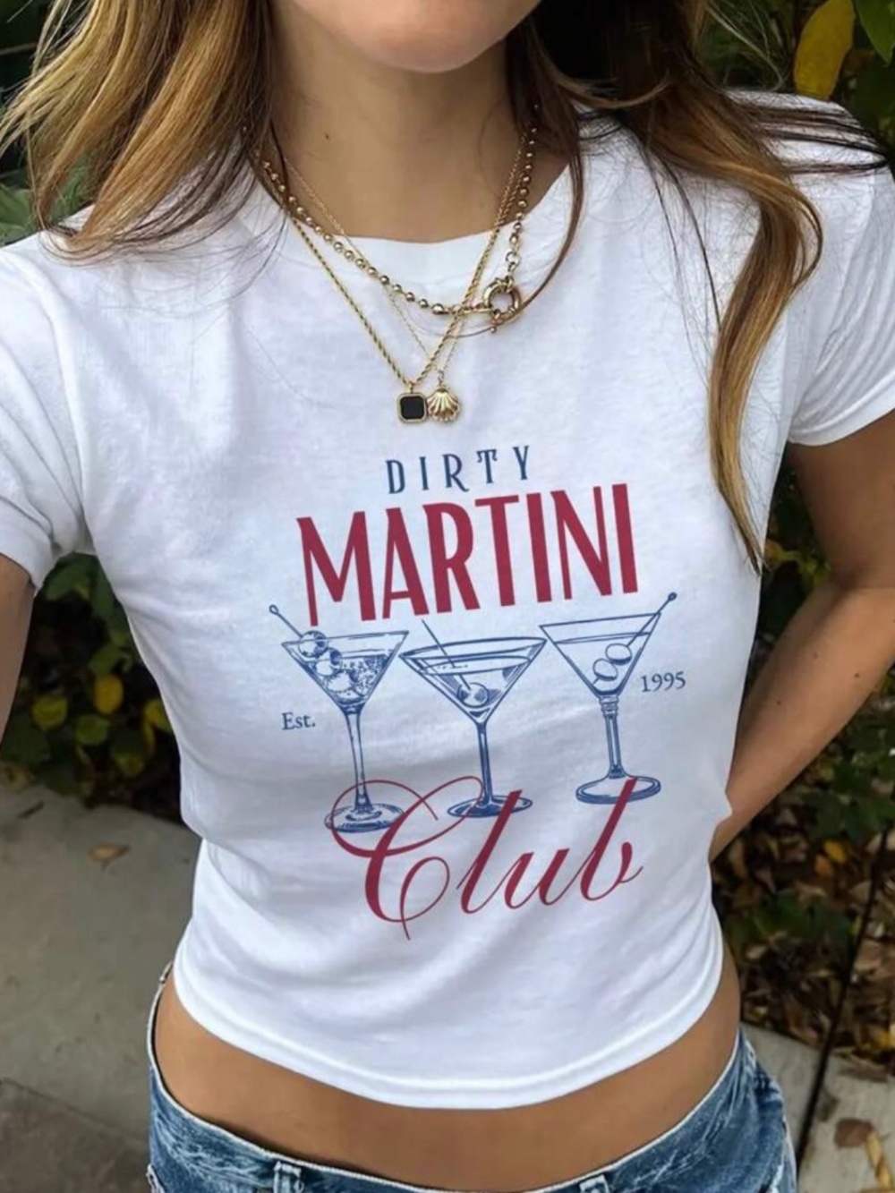 Dirty Martini Graphic Tee 🍸 Cool Girl Casual Shirt